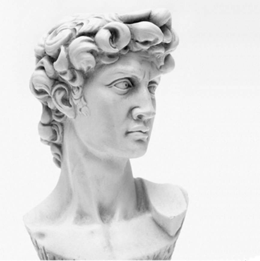 classical bust statue