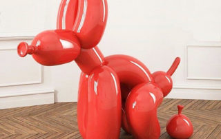 fiberglass Balloon Dog sculpture