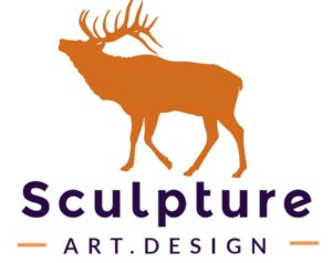 Fiberglass sculpture logo