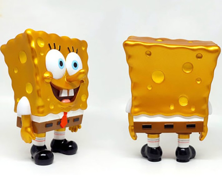 Fiberglass spongebob sculpture