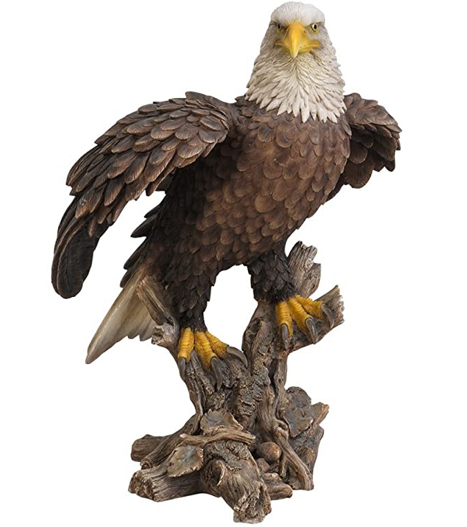 Resin animal usa hawk statue