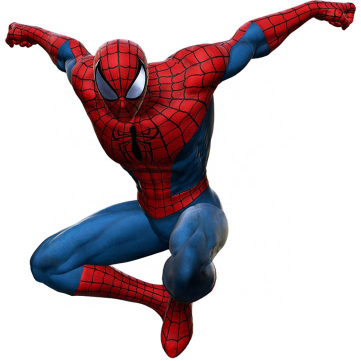  jumping spiderman statue