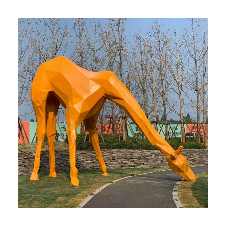 Fiberglass Giraffe Sculpture