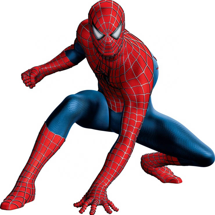 character life size spiderman