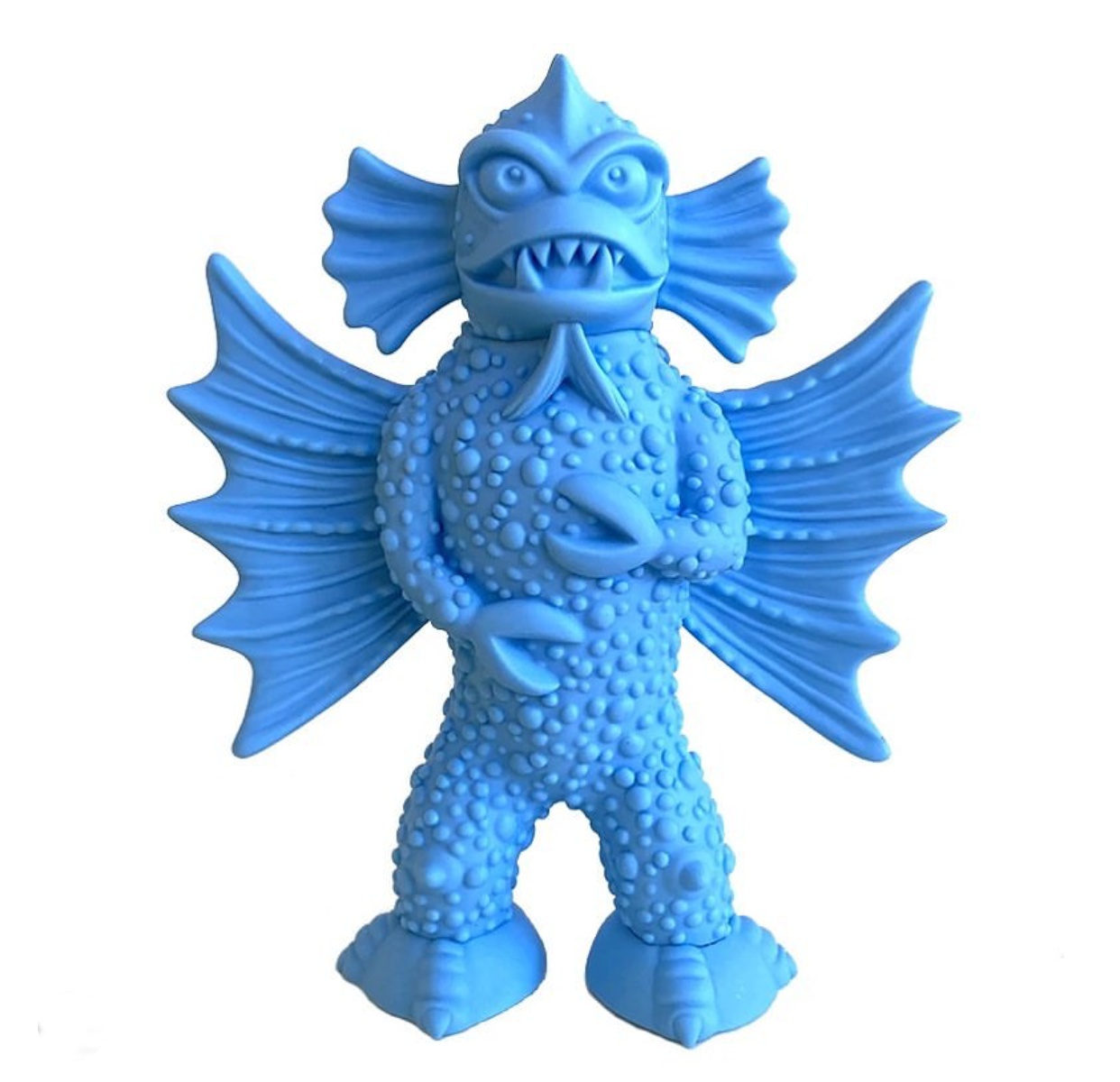blue modeling fiberglass statue