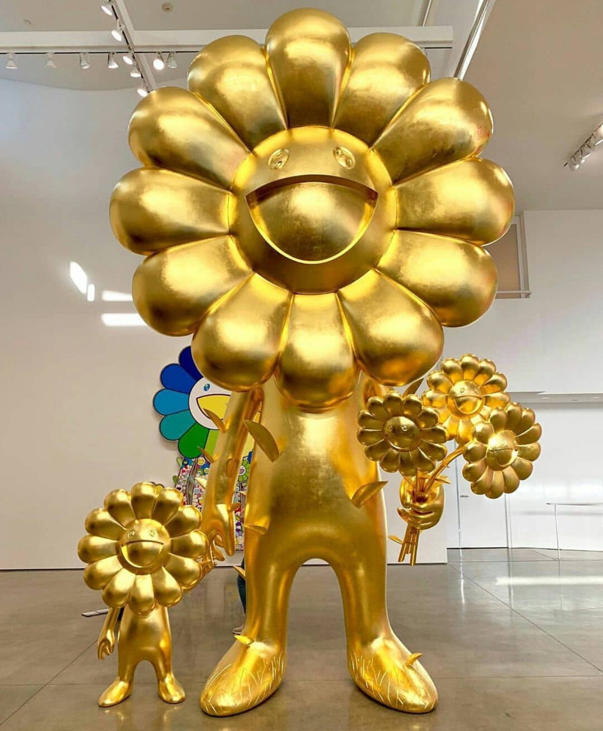 sunflower fiberglass statue