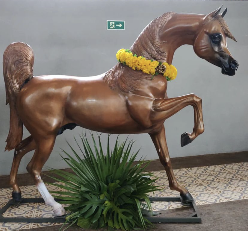 Arabian Horse fiberglass sculpture