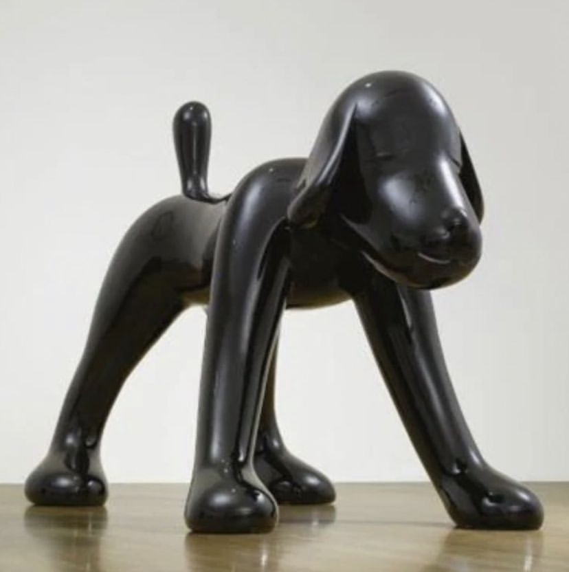 fiberglass puppy sculpture