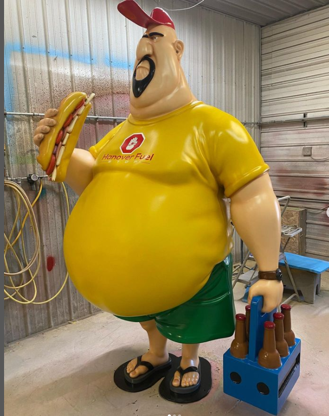 Chubby Figures Shop features figures fiberglass sculptures
