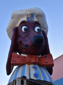 Doggie Diner Head fiberglass sculpture large size dog cartoon statue