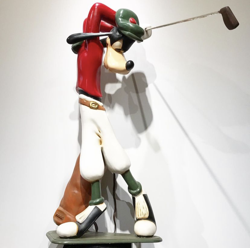 Goofy Golfer Fiberglass Sculpture