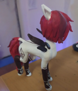 Pony Polly fiberglass sculpture cartoon life-size toy art design 3