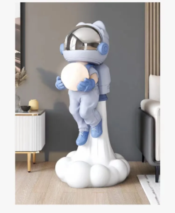 Resin statue astronaut life size home living room decorative