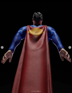 Strong Superman fiberglass sculpture Hero Dream cool decoration 5