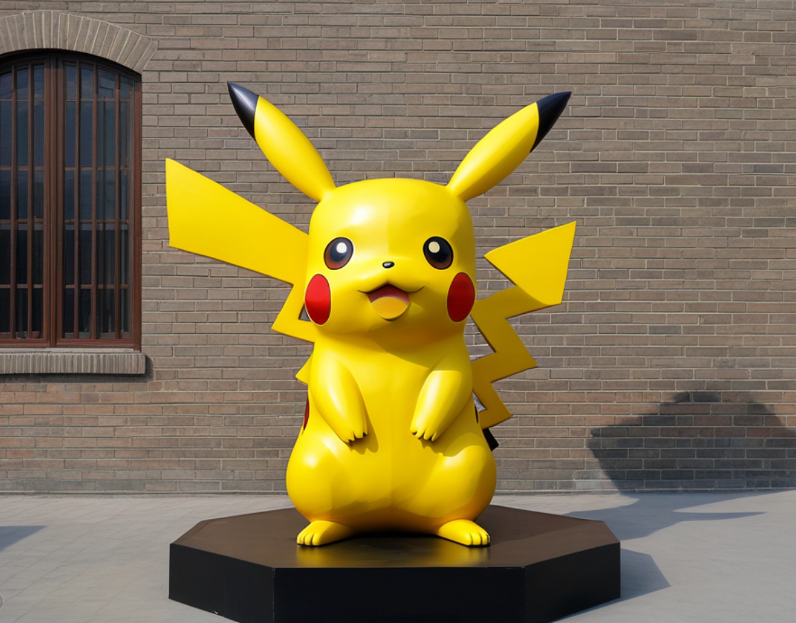 fiberglass pikachu statue versatile decorative