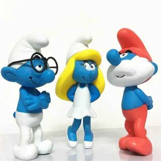the Smurfs cartoon character fiberglass sculpture for sale