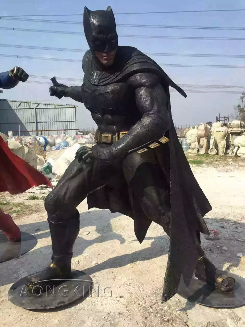 custom fiberglass statue batman (1)