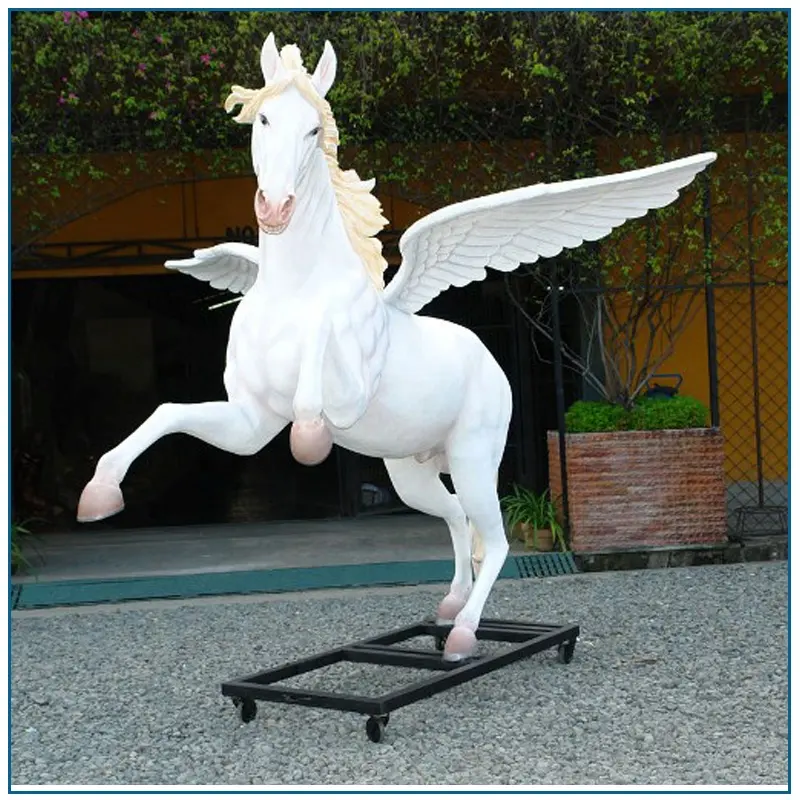 fiberglass life-size horse statues