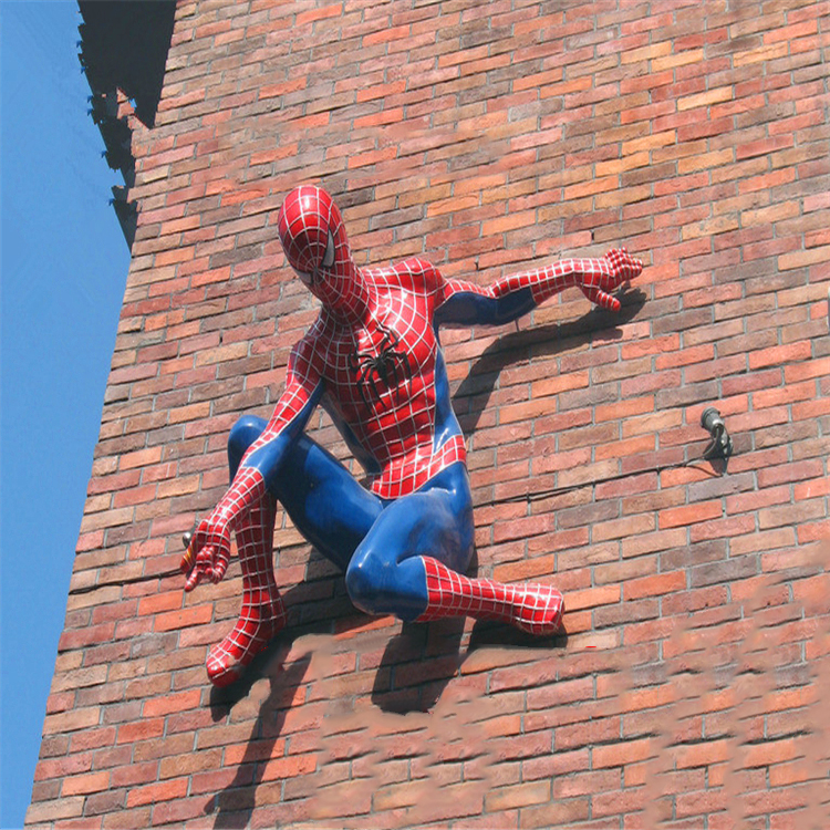 fiberglass spider man sculpture (2)