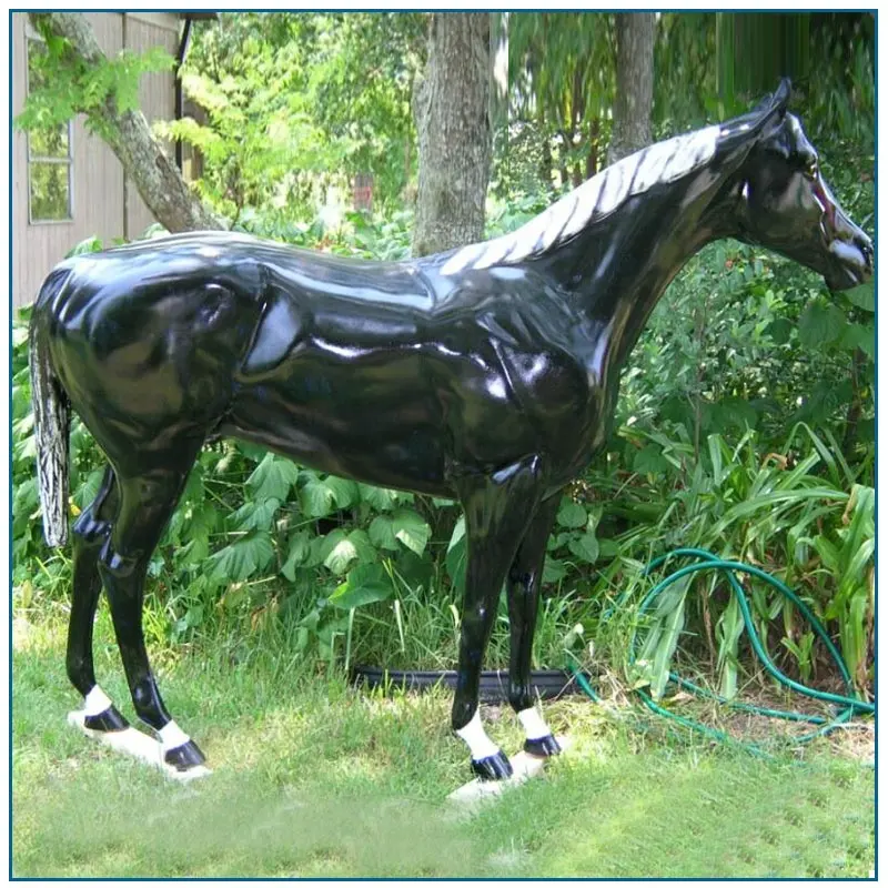 life-size horse statues fiberglass
