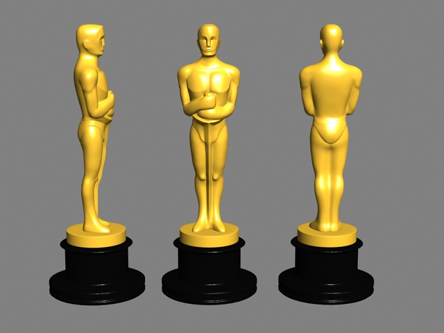 fiberglass Oscar statue