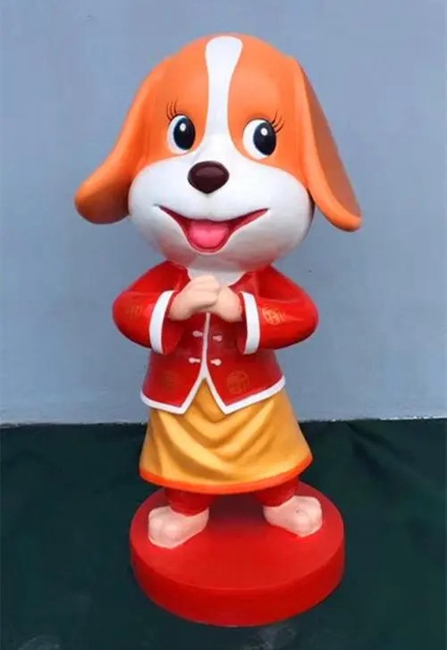 fiberglass dog statue