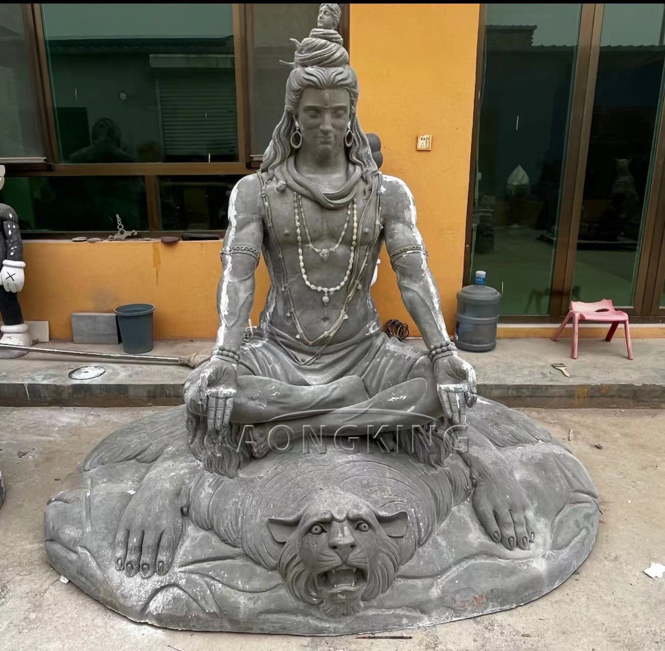 Hindu god statue Shiva resin