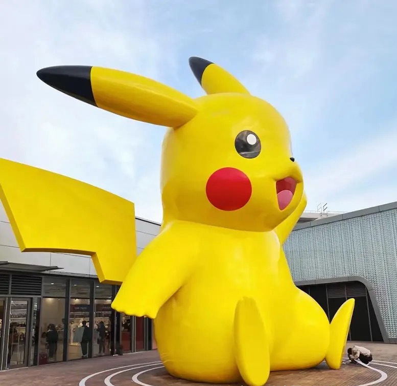 Pikachu large resin sculpture
