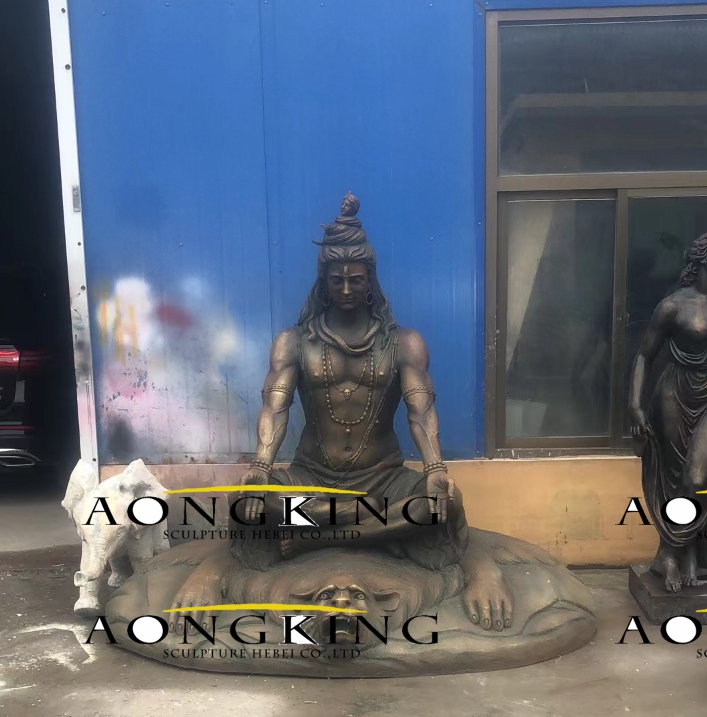 Shiva resin religious statues