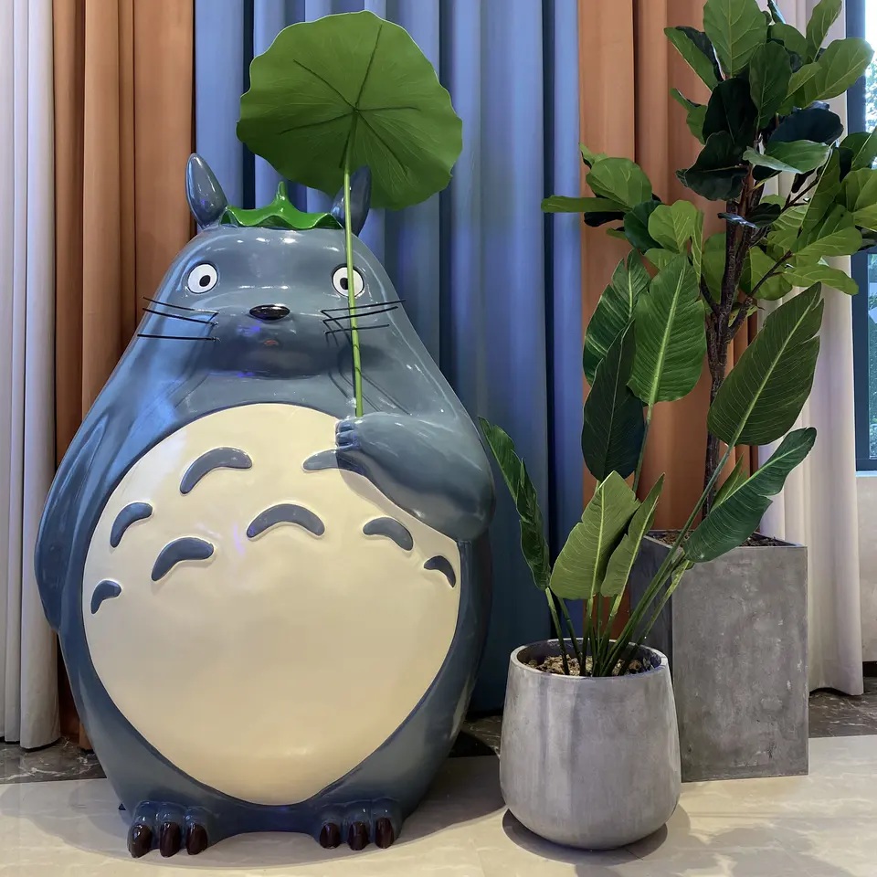 fiberglass Totoro sculpture 