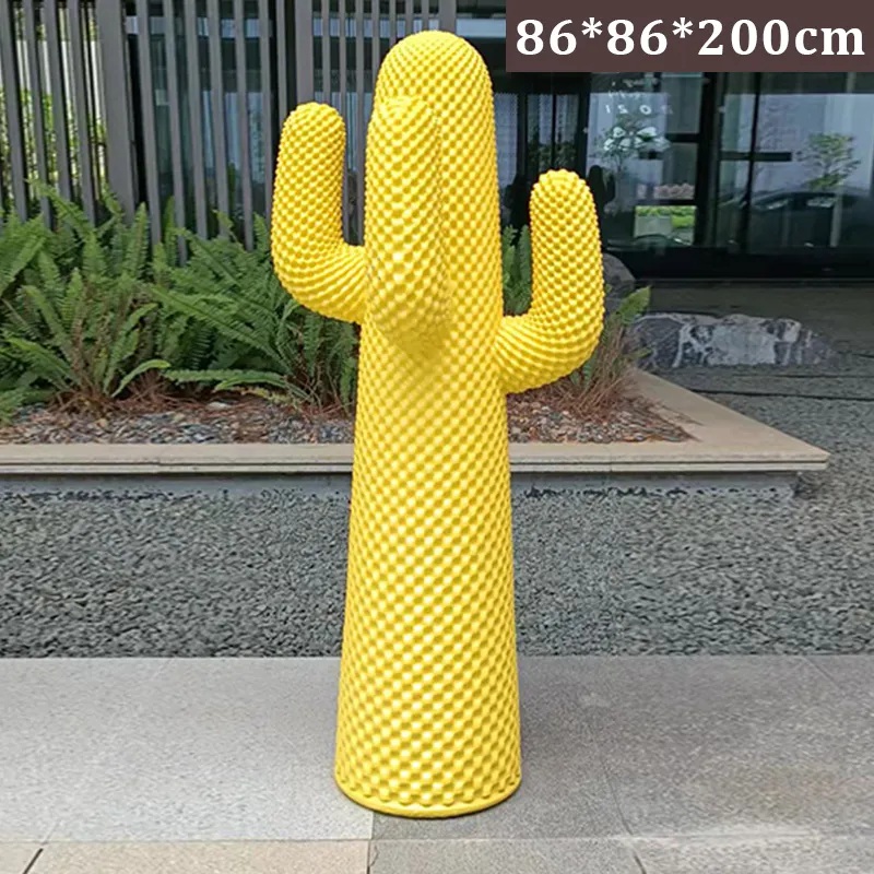 fiberglass cactus coat rack statue