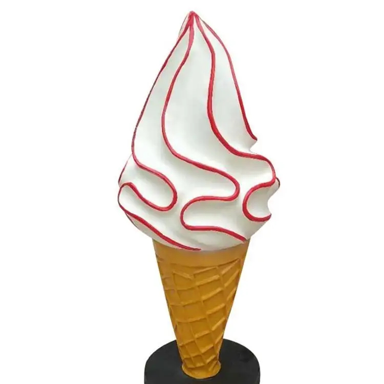 Best selling items Fiberglass giant ice cream sculpture3