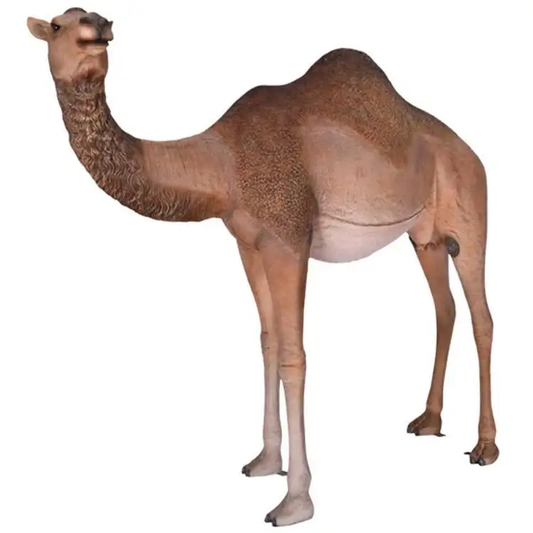 Cute multi-size desert camel wholesale hand made resin camel statue (3)