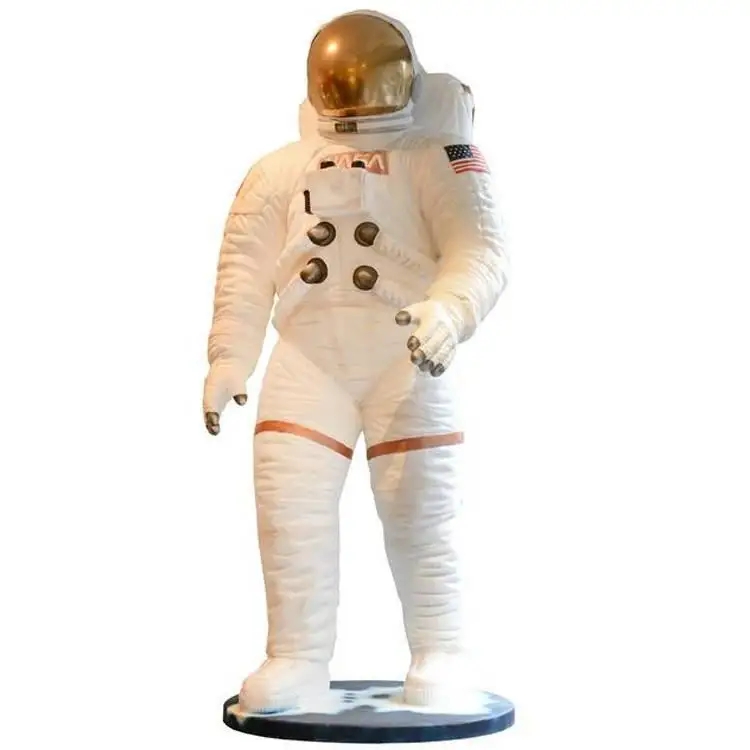 Factory Directly Supply Resin Sculpture Life Size Fiberglass Astronaut Statue (2)