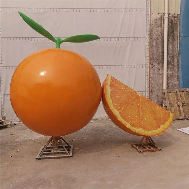  fiberglass orange statue