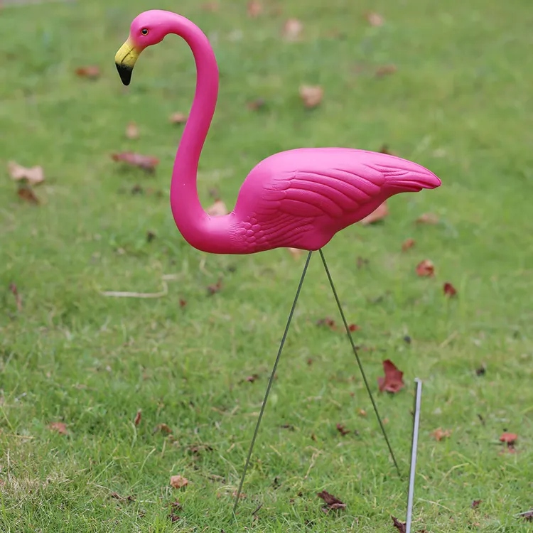 Super value garden decoration life size fiberglass flamingo statue (2)
