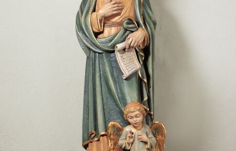 Handmade St. Matthew the Evangelist Statue