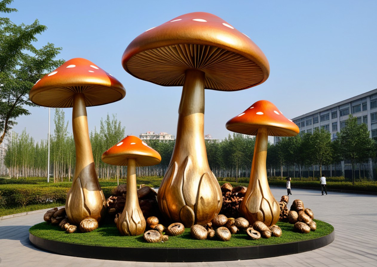Resin mushroom statue bulk